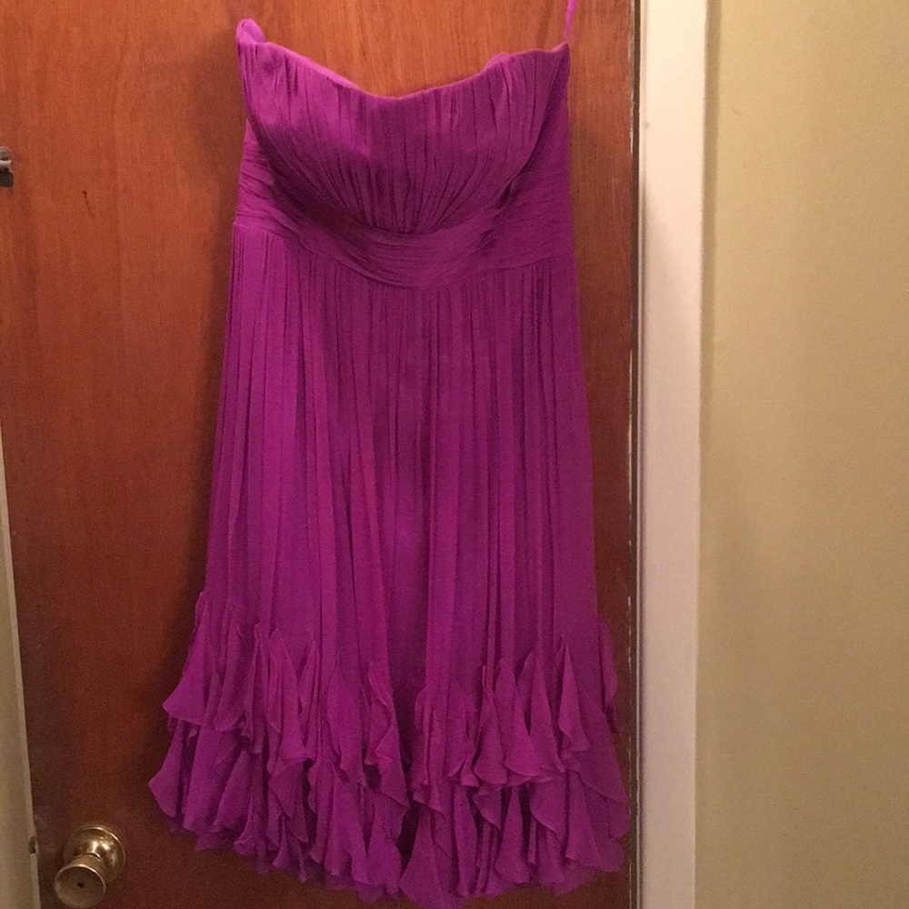 Formal fuchsia dress